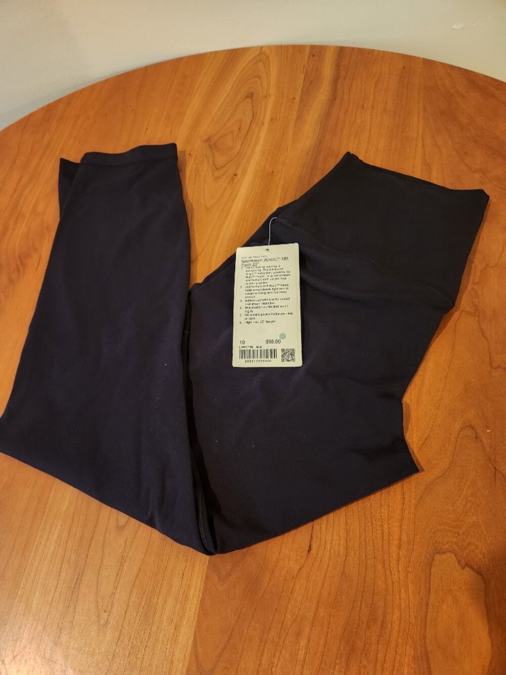 Lululemon Align HR Pant 25" Black Size 10 New